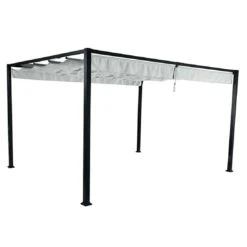 Siena Garden Sky Gartenpavillon 400x300 Cm Aluminium/Stahl/Polyester Anthrazit/Light Grey