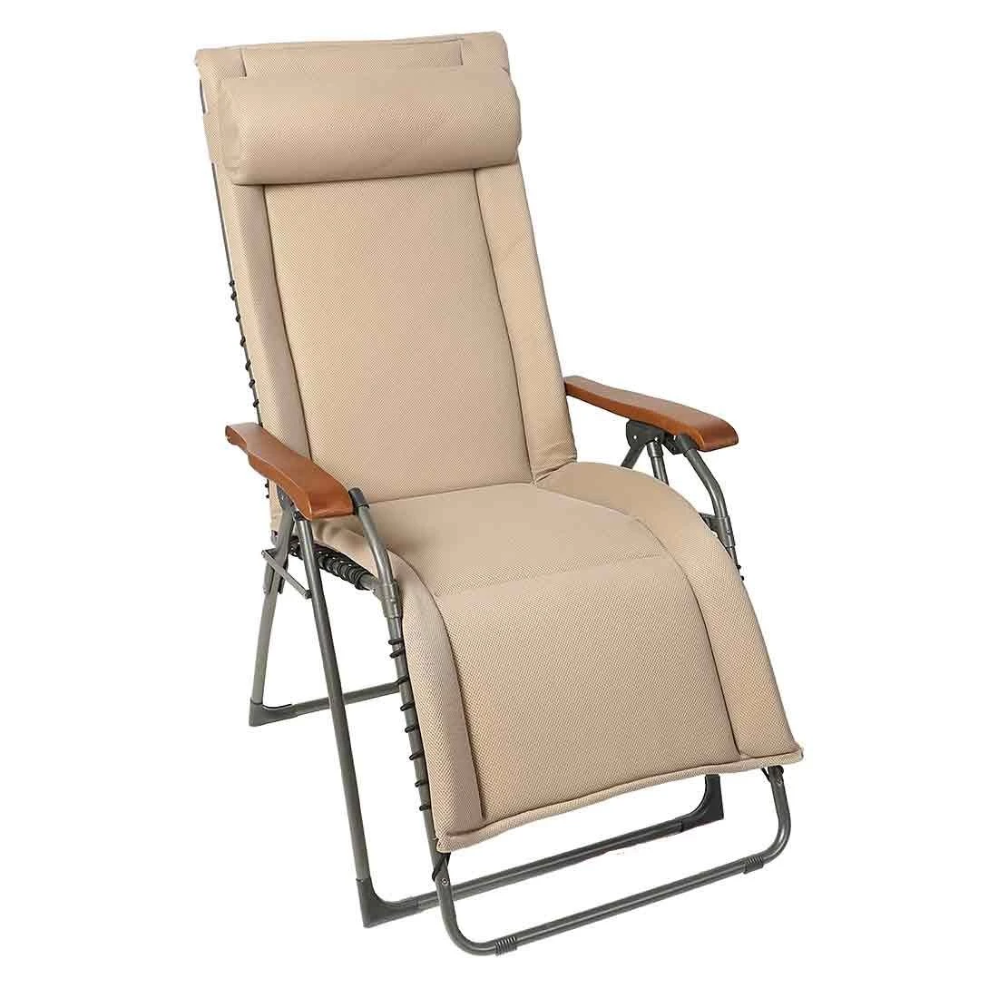 Sungörl Oasi Daydreamer Relaxliege Stahl/3D-Gewebe Anthrazit/Natur – Bild 2