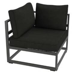 Sieger Sydney Eck-/Endmodul Aluminium/Sunproof Eisengrau/Grau