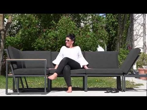 Sieger Havanna Mittelmodul Aluminium/Sunproof Eisengrau/Grau - Image 2