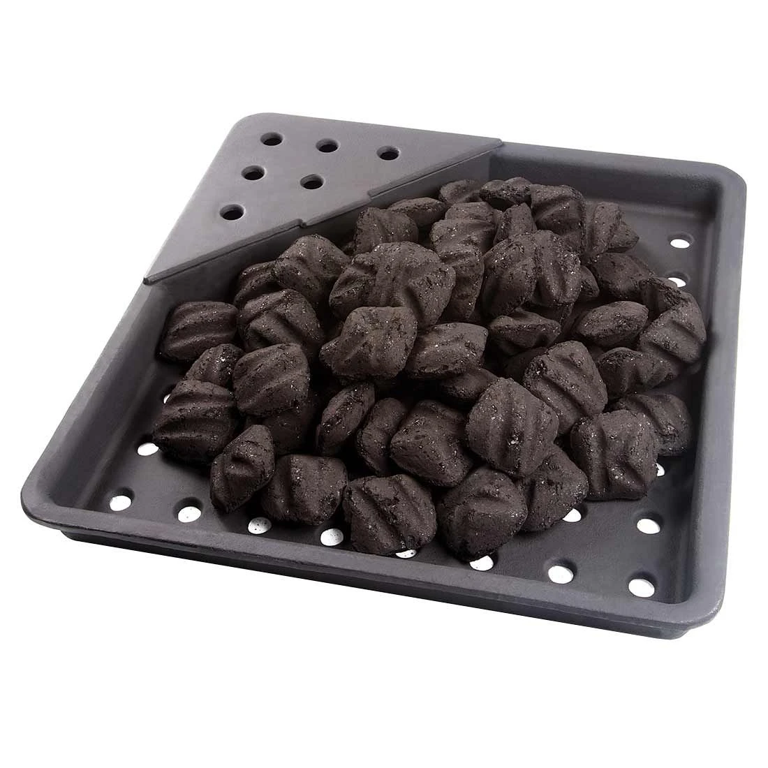 Napoleon Holzkohleeinsatz + Räuchervorrichtung Gusseisen Grau