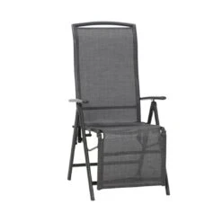 Siena Garden Livorno Relaxsessel 58,5x70x113cm Aluminium Anthrazit
