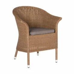 Stern Glen Diningsessel Geflecht Zimt/Rehbraun