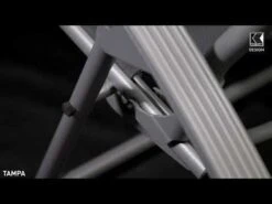 Kettler Tampa BĂ€derliege Aluminium/Batyline Silber/Anthrazit