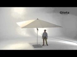 Glatz Fortello Easy Stockschirm 300x300 Cm Eggshell