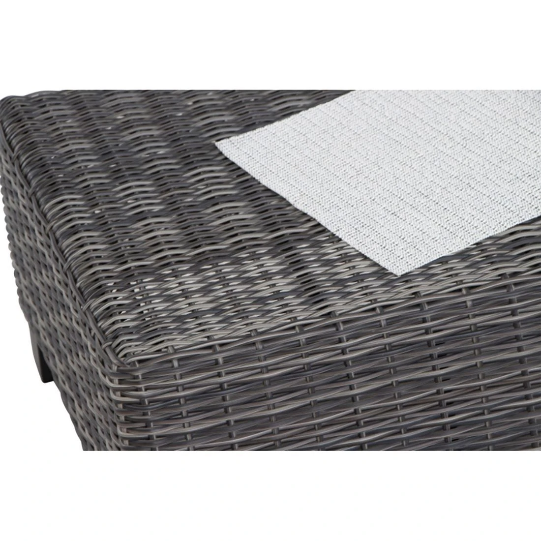 Siena Garden Corido Loungehocker Gardino®-Geflecht/Polster Charcoal Grey/Taupe - Image 4