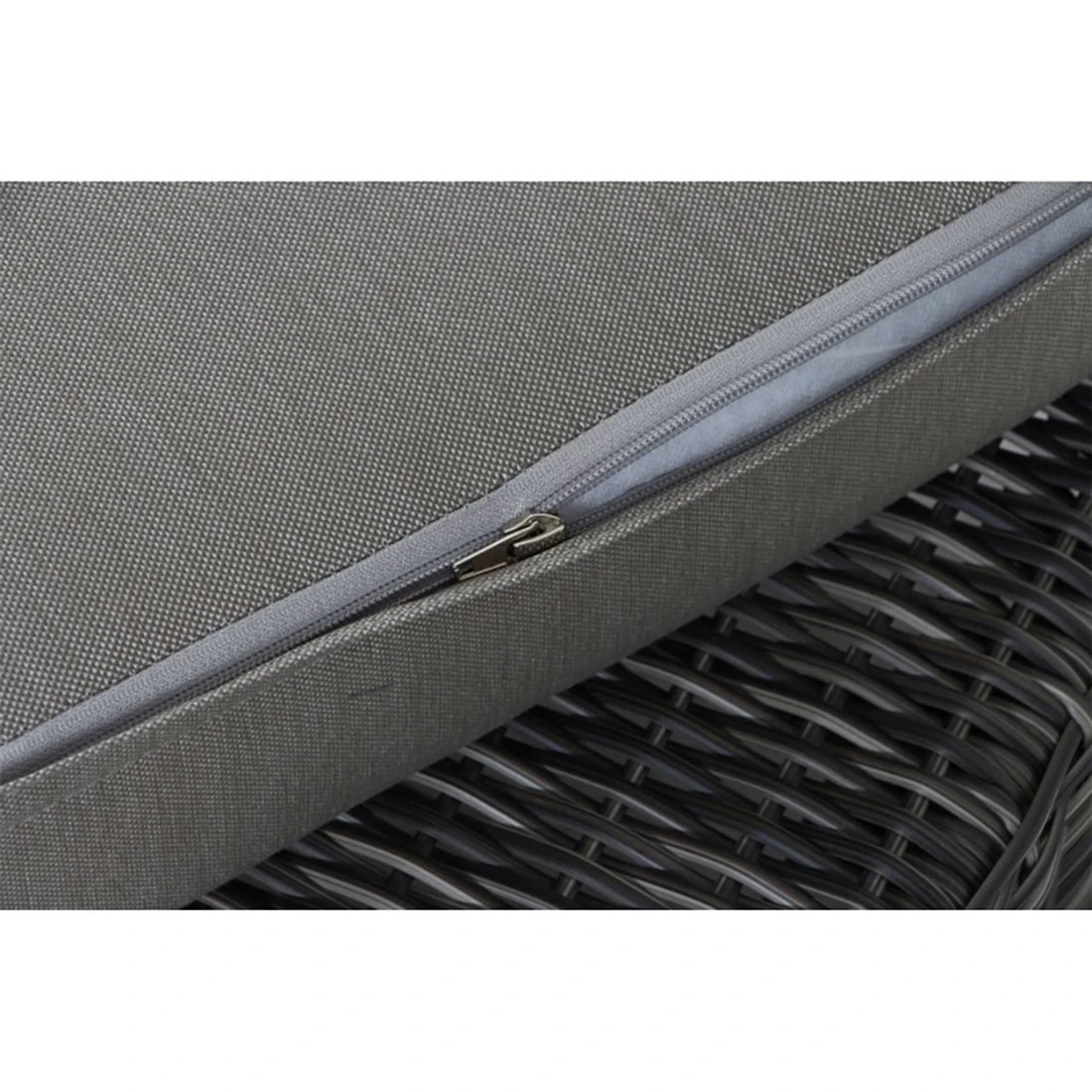 Siena Garden Corido Loungehocker Gardino®-Geflecht/Polster Charcoal Grey/Taupe - Image 5