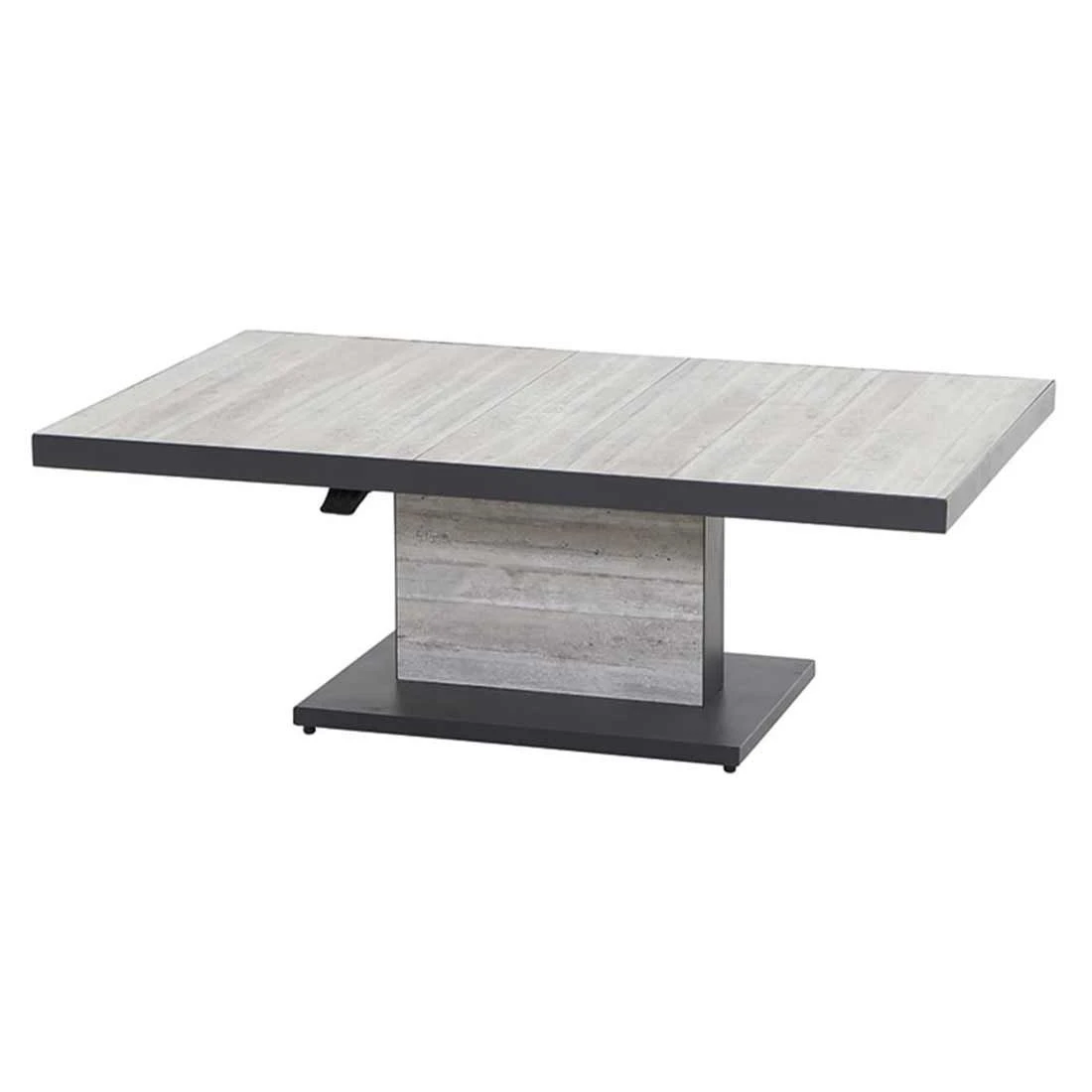 Siena Garden Bellani Gartentisch 160x90 Cm Aluminium/Keramik Anthrazit/Pinie