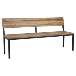 Zebra Alex Gartenbank 168cm Aluminium/Teak Recycelt Graphit/Teak