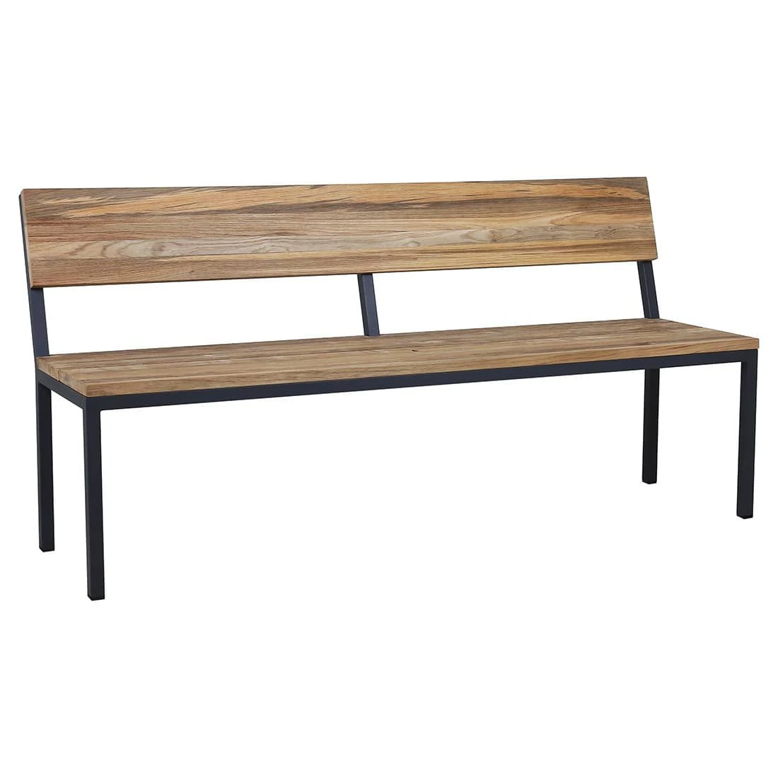 Zebra Alex Gartenbank 168cm Aluminium/Teak Recycelt Graphit/Teak