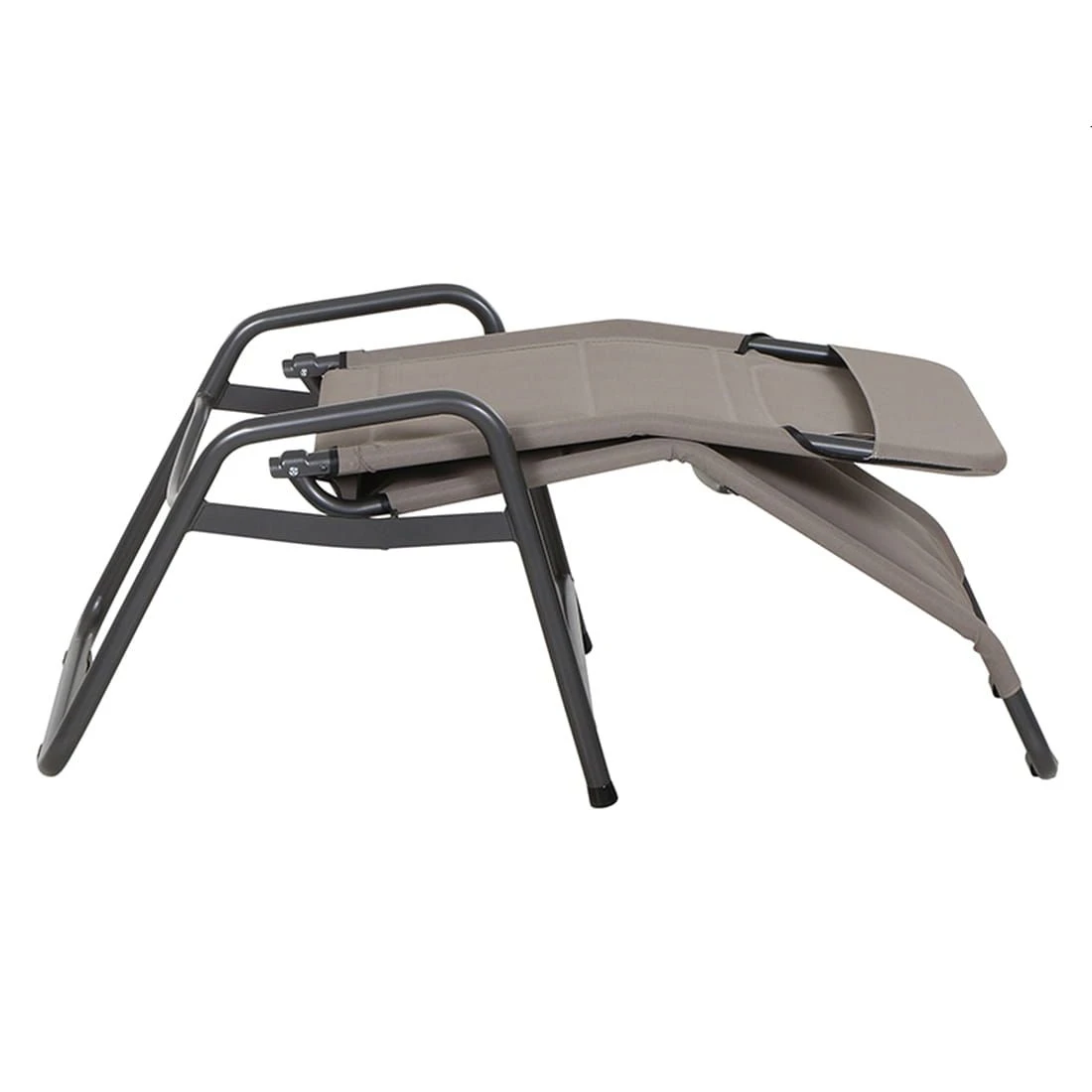 Siena Garden Fano Kippliege Stahl/Polyester Anthrazit/Taupe - Image 6