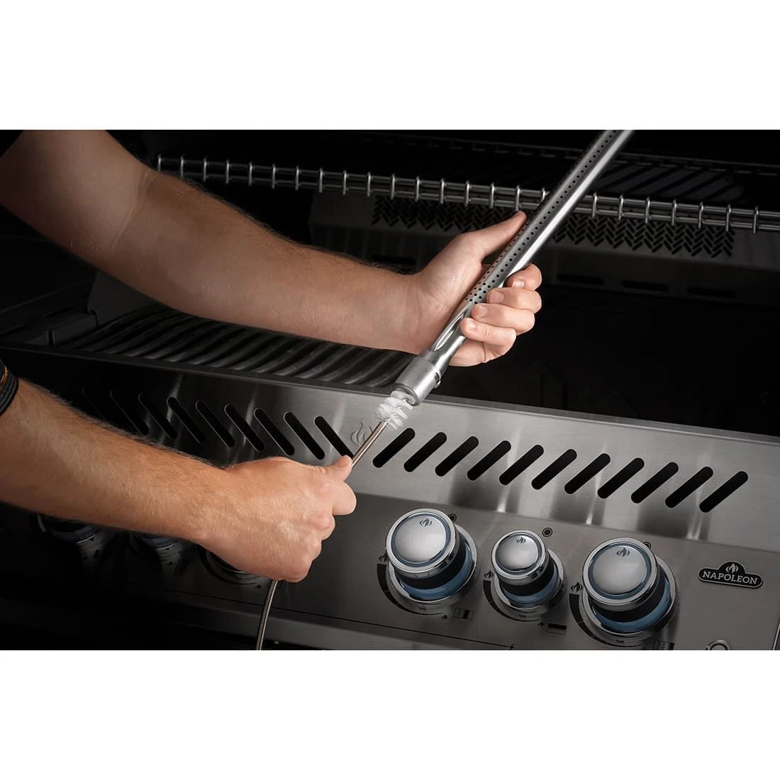 Napoleon 3-teiliges Grillkammer-Reinigungsset Mit Bürste Und Schaber – Bild 3