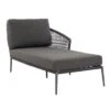 Musterring Ibiza Daybed Aluminium/Rope Anthrazit/Grau