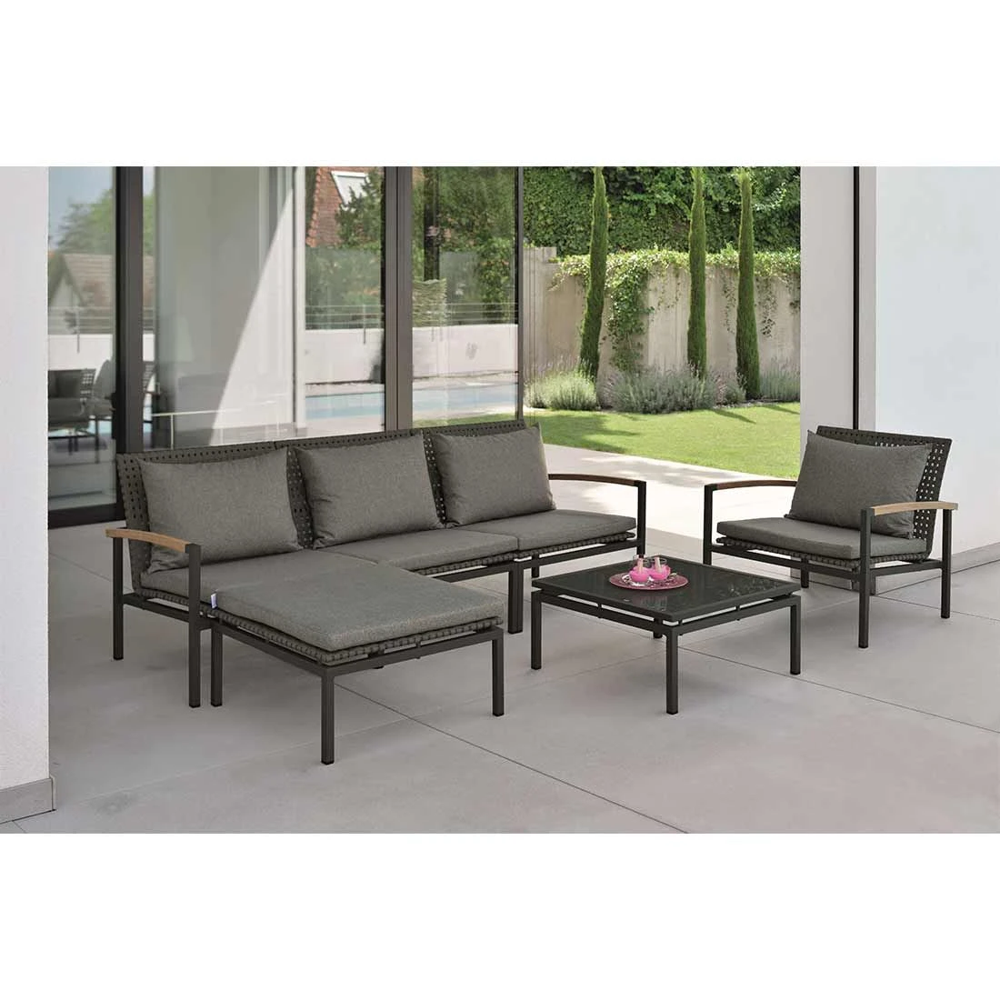 Stern Lucy Mittelmodul Aluminium/Gurtbespannung Anthrazit/Platin â Bild 3