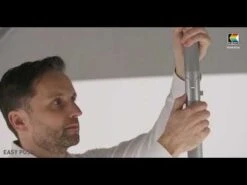 Kettler Easy Push Stockschirm Aluminium/Polyester Anthrazit/Hellgrau Meliert