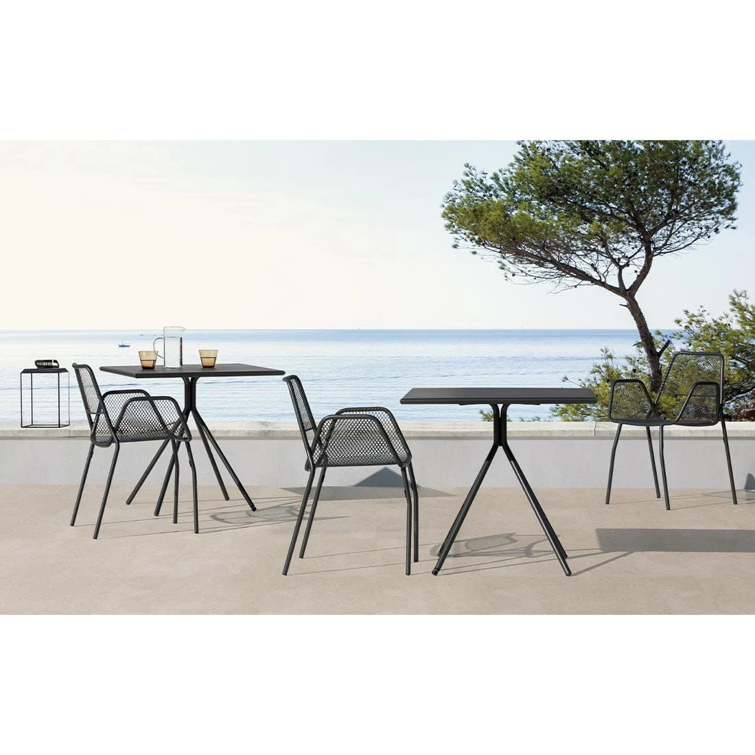 Vermobil Rick Stapelsessel Stahl Antikgrau – Bild 3