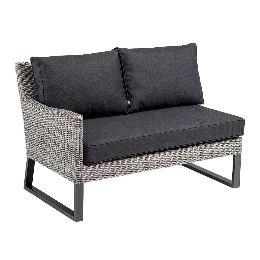 Kettler Palma Wing Endmodul Geflecht/Olefin White Wash/Anthrazit - Image 2