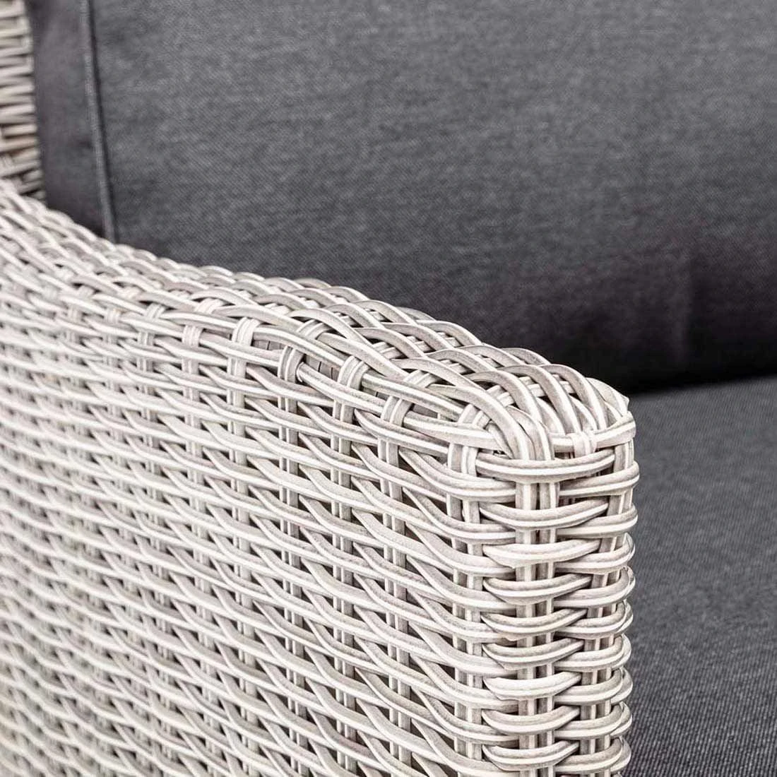 Kettler Palma Wing Endmodul Geflecht/Olefin White Wash/Anthrazit - Image 3