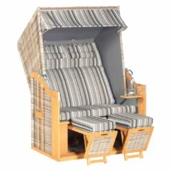 Sunny Smart Rustikal 34 Z Strandkorb Pinie/Geflecht Antik-Weiß