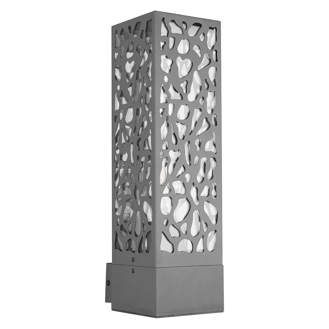 Trio Leuchten Cooper Außenwandbeleuchtung 14x10x36cm Edelstahl Anthrazit – Bild 2