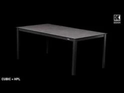 Kettler Gartentisch-Platte 140x70 Cm HPL Kalksandstein