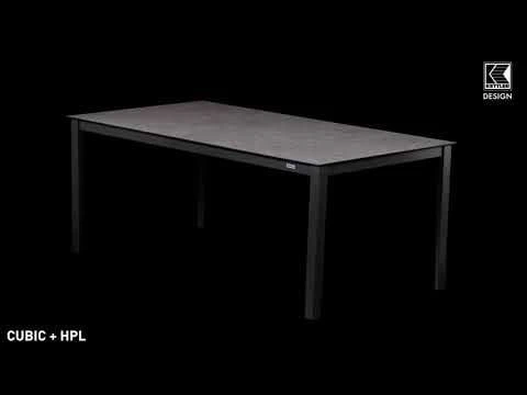 Kettler Gartentisch-Platte 140x70 Cm HPL Kalksandstein