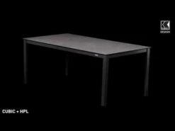 Kettler Gartentisch-Platte 160x95 Cm HPL Kalksandstein