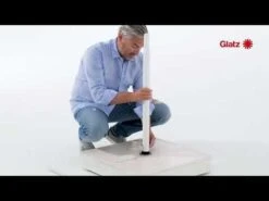 Glatz Twist Mittelstockschirm Ø270cm Carmine