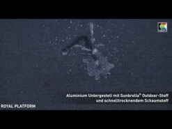 Kettler Royal Platform Ecklounge Aluminium/Sunbrella Anthrazit/Sooty