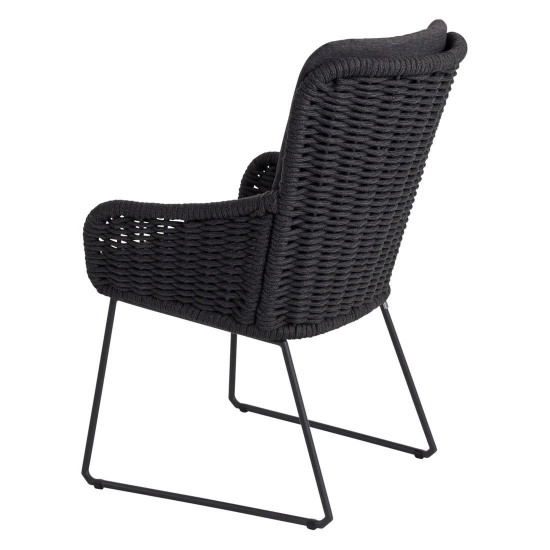 4Seasons Wing Gartensessel Edelstahl/Rope Inkl. Kissen Anthrazit - Image 3