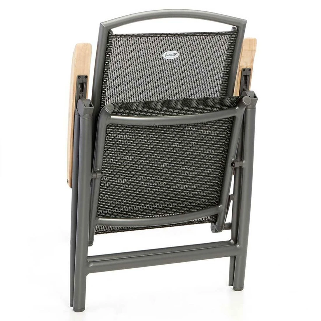 Hartman Raffaelo Klappsessel Aluminium/Textilene Mit Teak-Armlehnen Xerix - Image 3