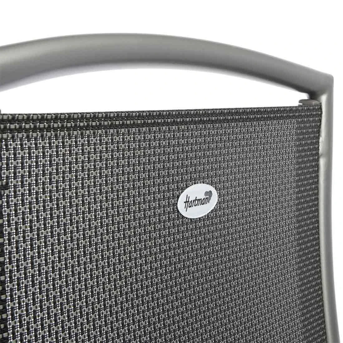 Hartman Raffaelo Klappsessel Aluminium/Textilene Mit Teak-Armlehnen Xerix - Image 4