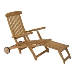 Zebra Bueno Deckchair Mit Abnehmbaren Fußteil Teakholz Natur