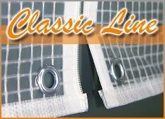 Heinemeyer Gartentisch Schutzhülle Ø100cm Poly-Gitter-Folie Transparent - Image 3