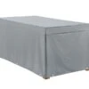 Heinemeyer Gartentisch Schutzhülle 100x100cm Teak-Safe Grau