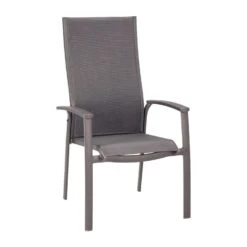 Best Larino Stapelsessel Aluminium/Textilene Anthrazit Matt