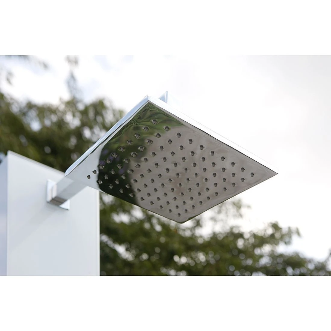 Ideal Kuba Garten Solardusche Edelstahl/Glas – Bild 2