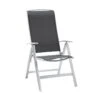 Best Palermo Klappsessel Aluminium/Textilene Silber/Anthrazit