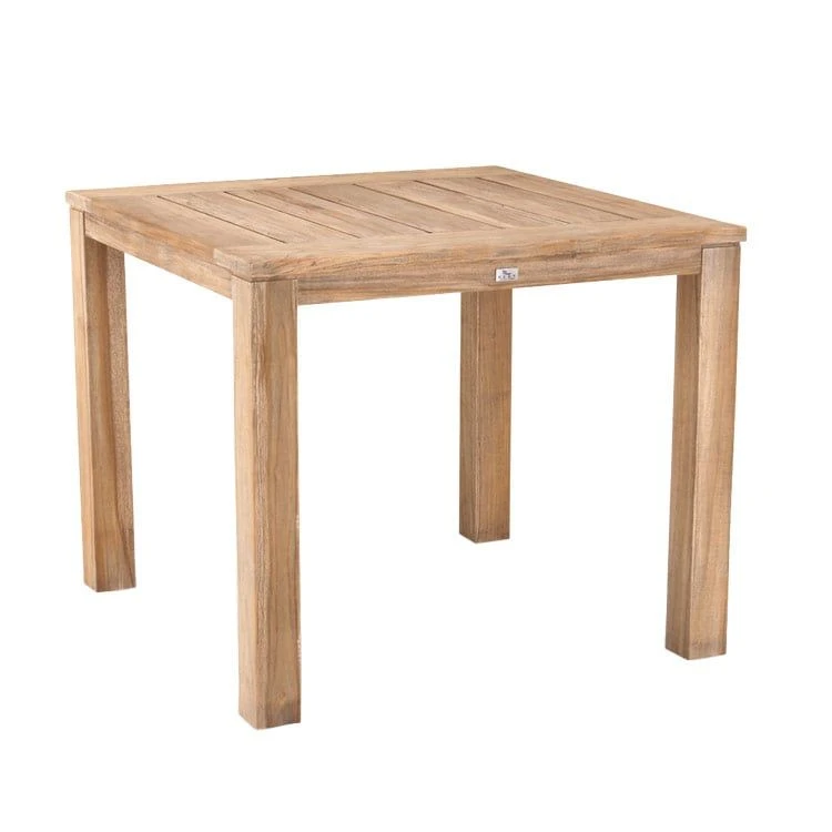 Best Moretti Gartentisch 90x90 Cm Old Teak Recycelt GreyWash