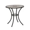Siena Garden Stella Tisch Ø70 Cm Stahl/Kunststein Mattschwarz