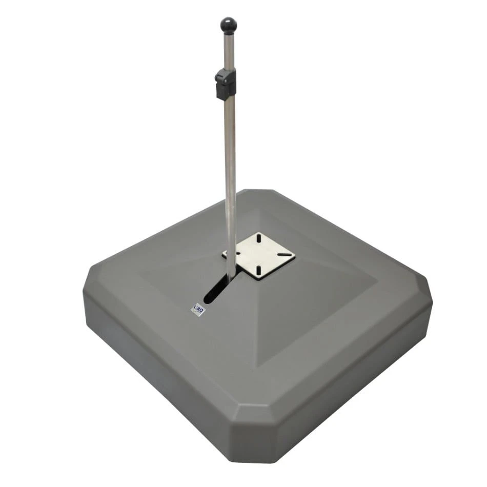 LiRo Midi Plus 100MF Mobiler SchirmstÀnder - Flanschaufnahme Graphit