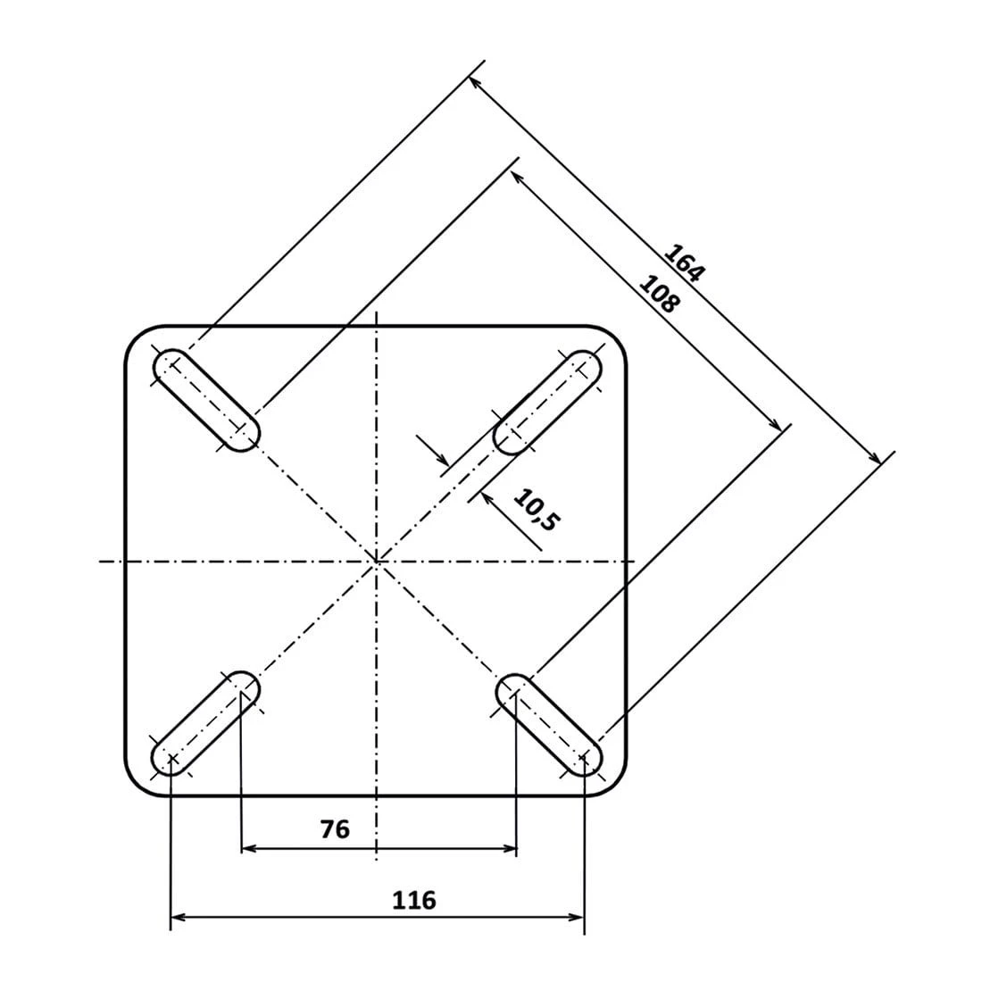 LiRo Midi Plus 100MF Mobiler SchirmstÀnder - Flanschaufnahme Graphit - Image 3