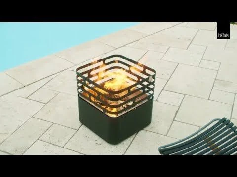 Höfats CUBE Grillrost Aus Edelstahl Zu Feuerkorb Cube Silber