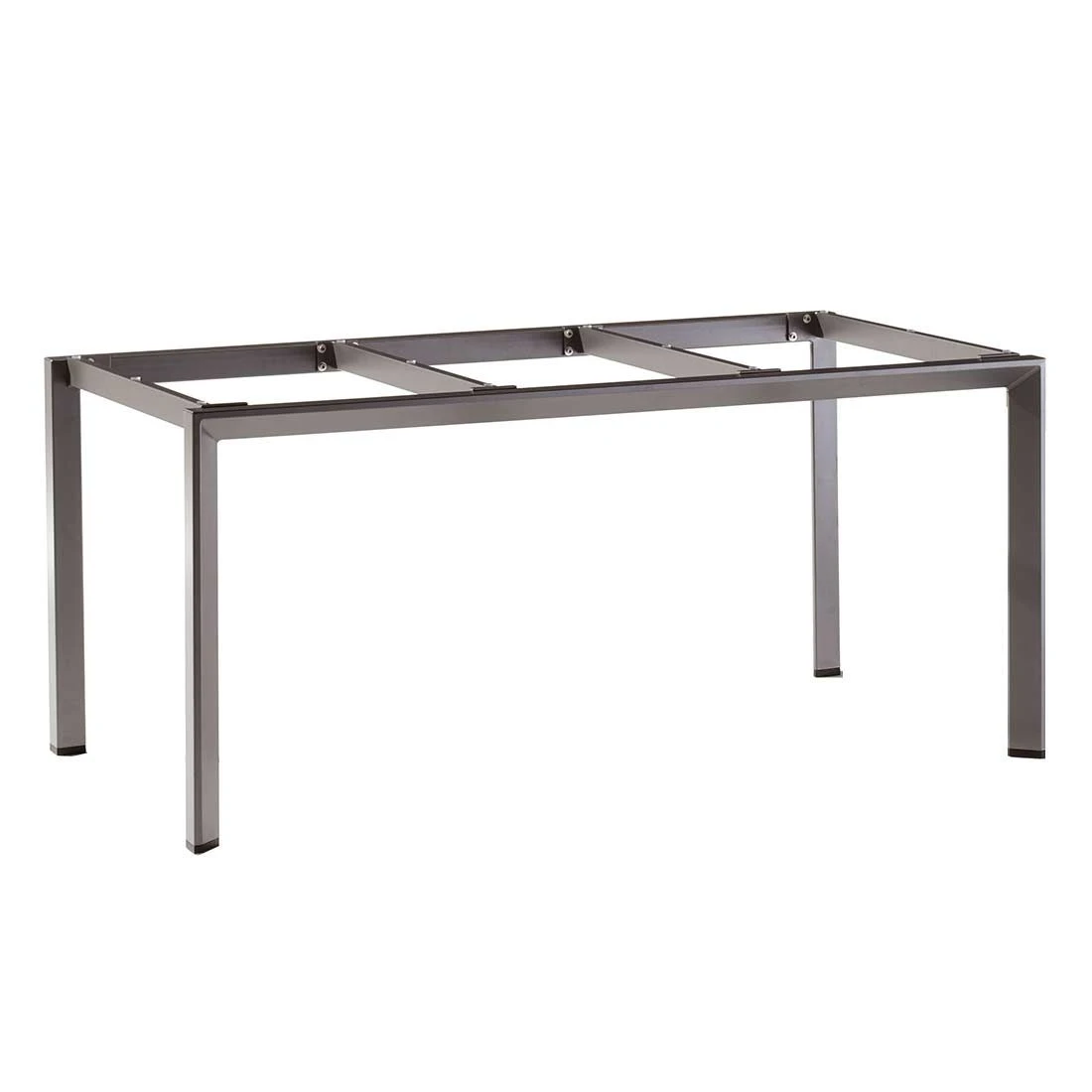 Sieger Gartentisch-Gestell 160x90 Cm Aluminium Eisengrau