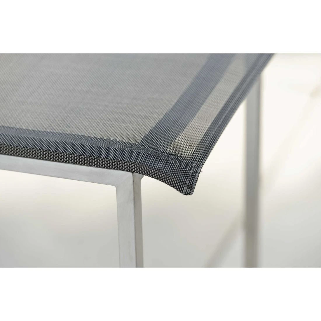 Stern Barny Garten-Barstuhl Edelstahl/Textilene Edelstahl/Silbergrau – Bild 5