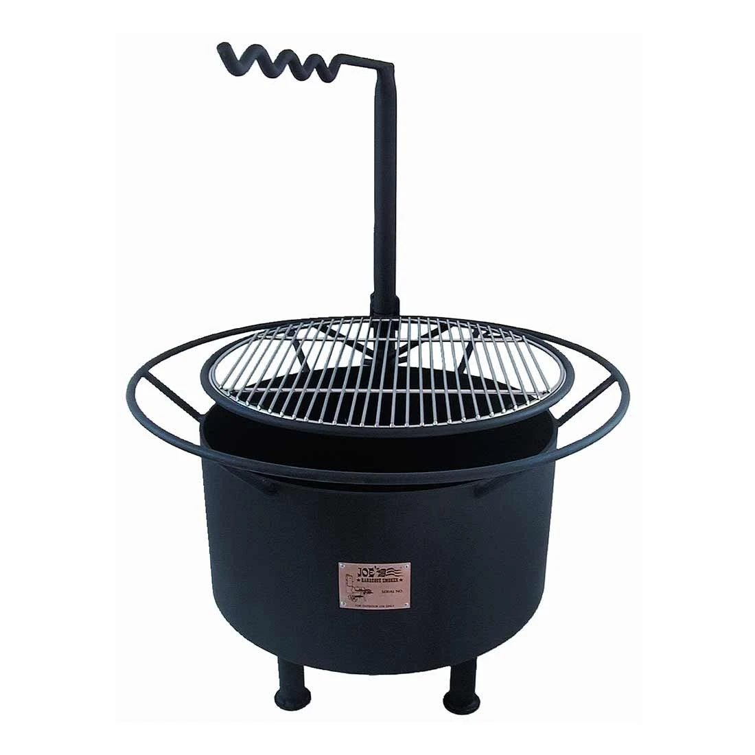 Joes BBQ Campfire Holzkohlegrill Mit Grillrost 70x85cm Schwarz