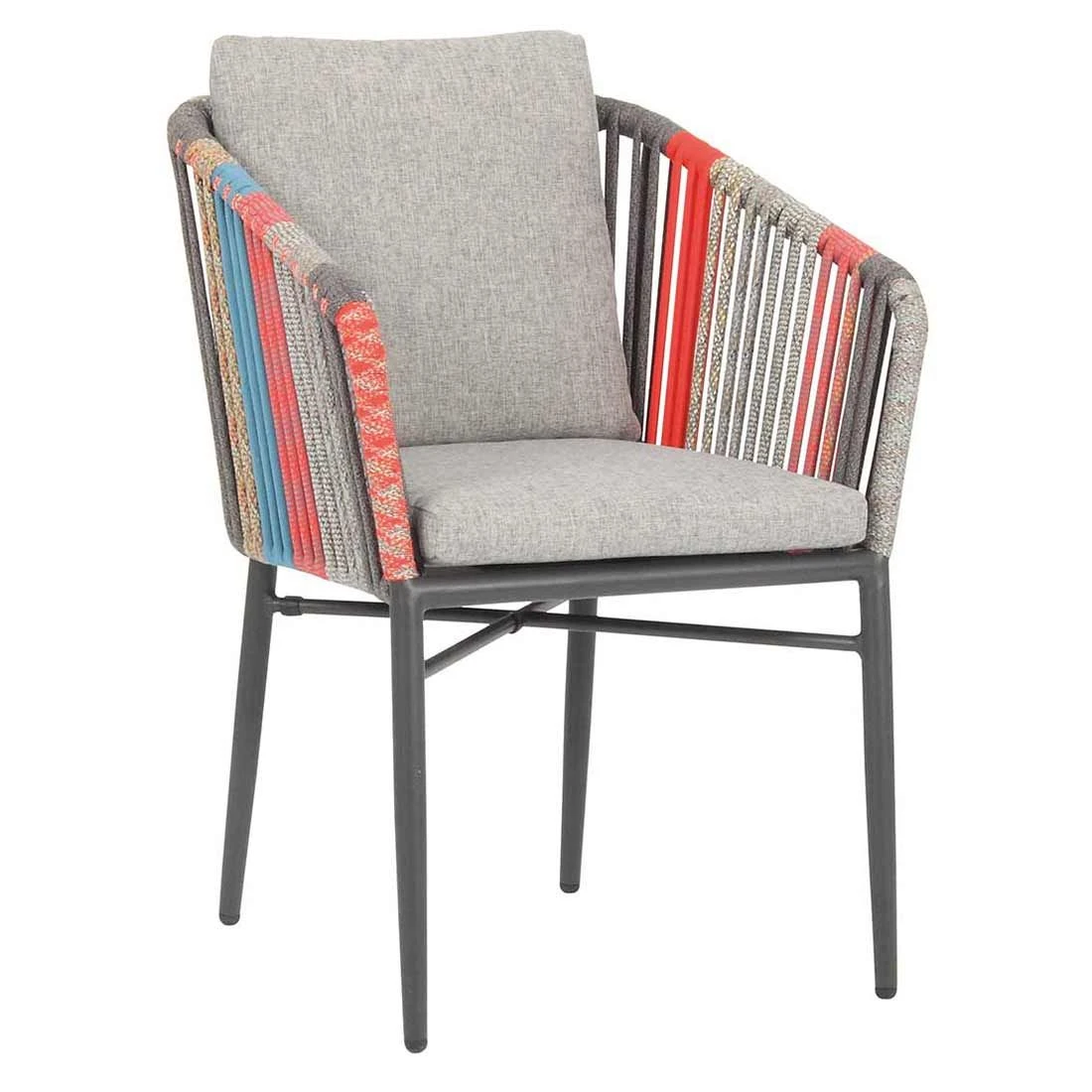 Acamp Manhattan Gartenmöbelset 7-tlg. Mit Tisch 220x100 Cm Anthrazit/Charcoal â Bild 2