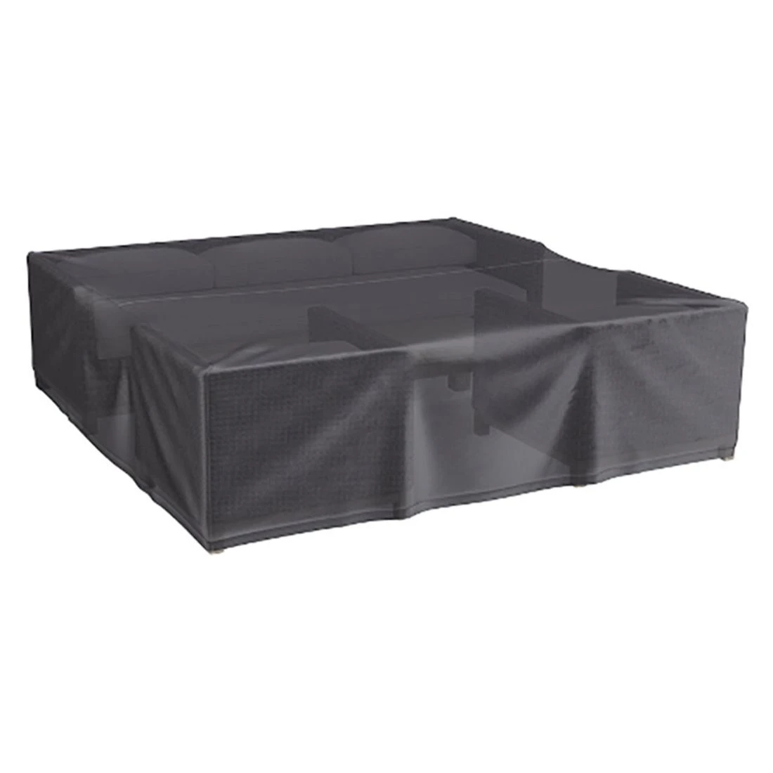 AeroCover Gartenmöbel-Set Schutzhülle 275x275x70cm Polyester Uni Anthrazit - Image 2