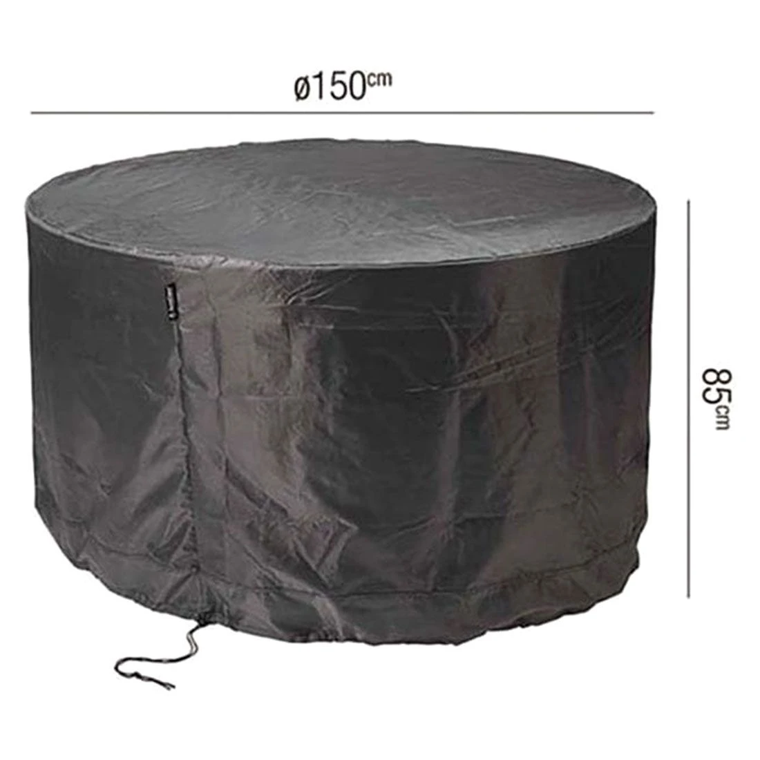 AeroCover Gartenmöbel-Set Schutzhülle Ø150x85cm Polyester Uni Anthrazit