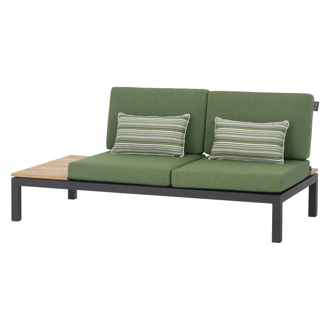 Apple Bee Pebble Beach Ecklounge 4-tlg. Aluminium/Bee Wett Black/Olive Green – Bild 3